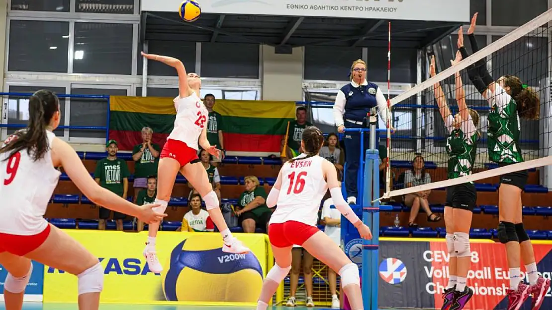 U18 Kadın Voleybol Milli Takımı, Litvanya'yı 3-1 mağlup etti