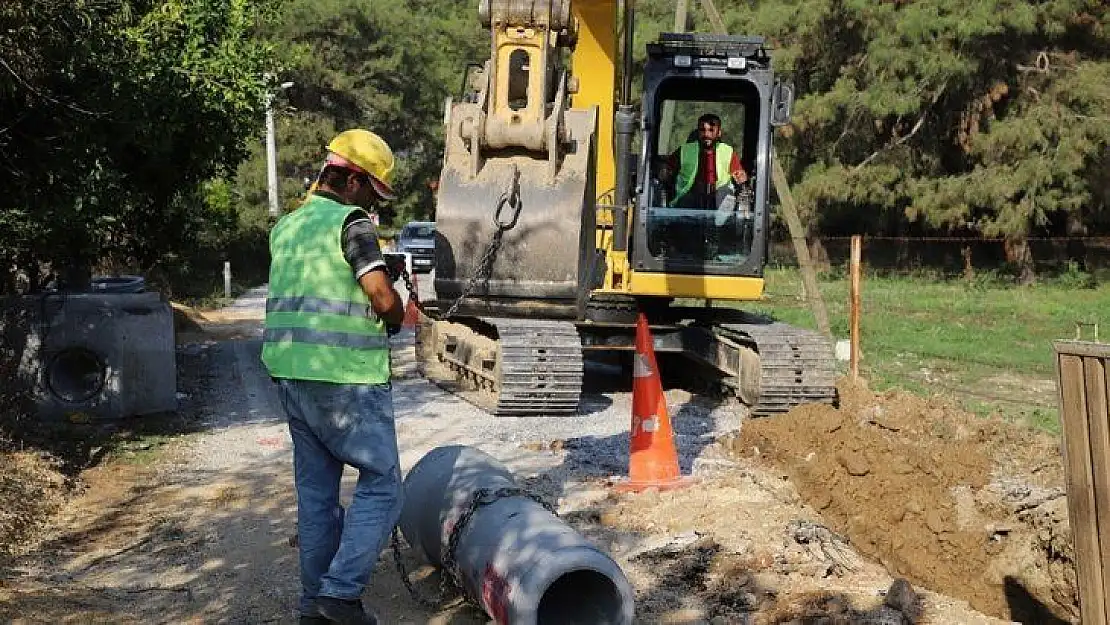 Ula'nın kanalizasyon çalışması tamamlandı