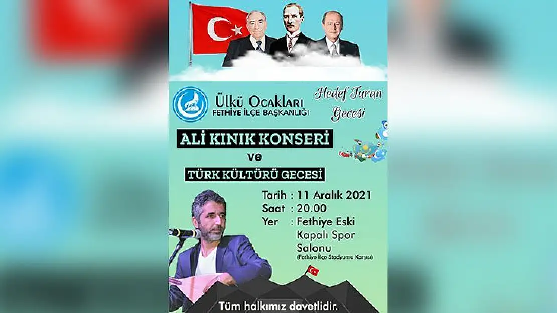 Ülkü Ocakları'ndan Ali Kınık konseri