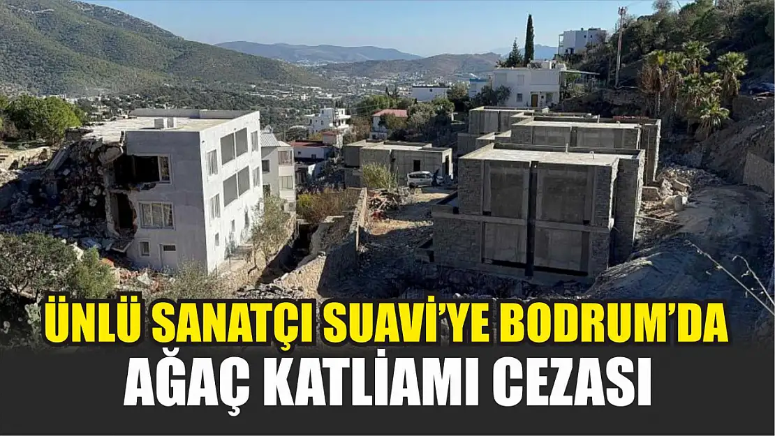 Ünlü sanatçı Suavi'ye Bodrum'da ağaç katliamı cezası