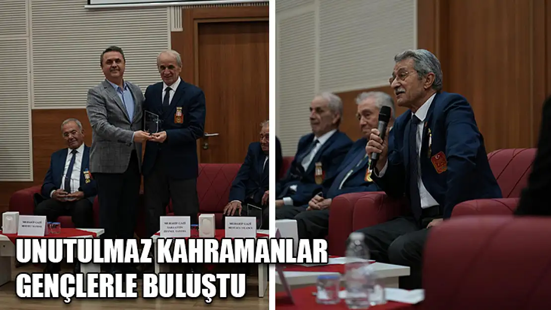 Unutulmaz kahramanlar gençlerle buluştu