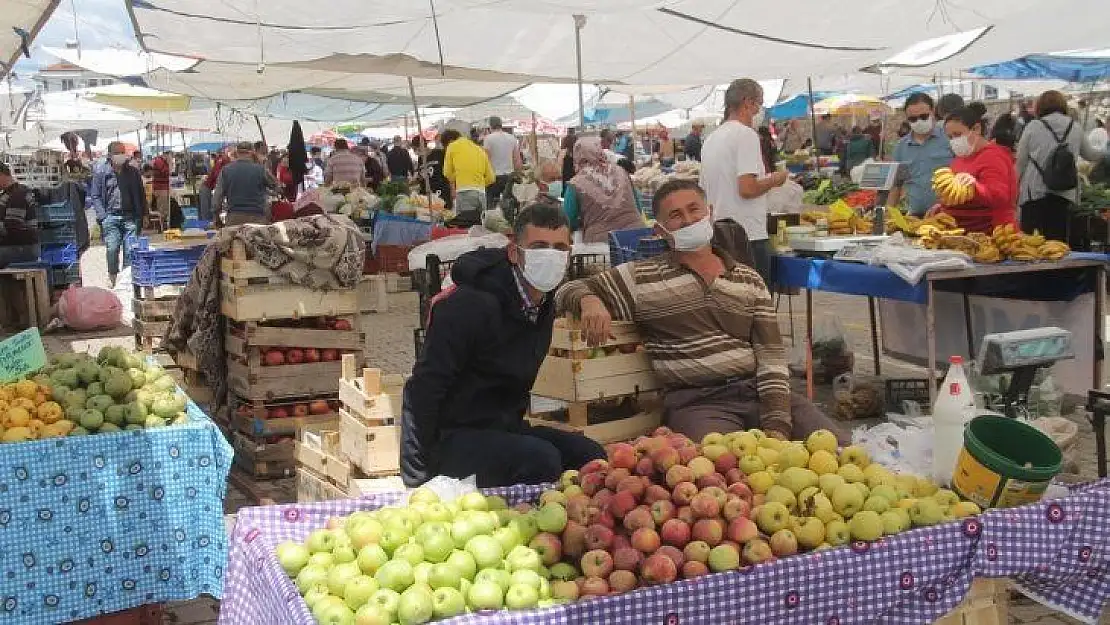 Üretici pazarında yoğunluk yaşandı