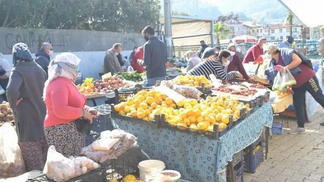 Üretici pazarının eski yoğunluğu yok