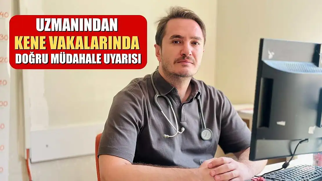Uzmanından kene vakalarında doğru müdahale uyarısı