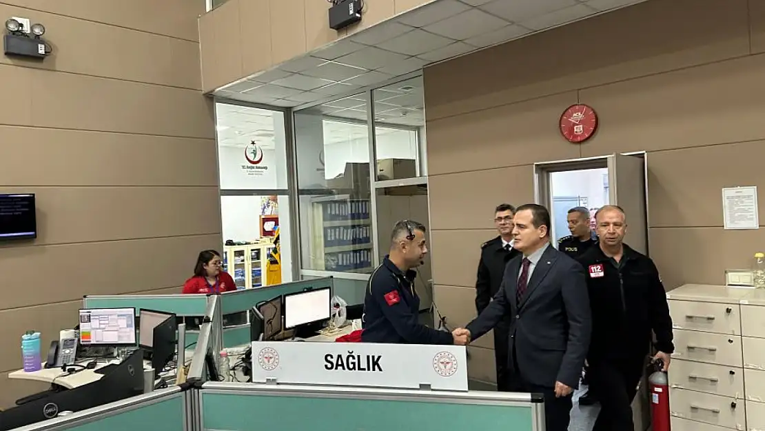 Vali Akbıyık'tan yeni yıl ziyaretleri