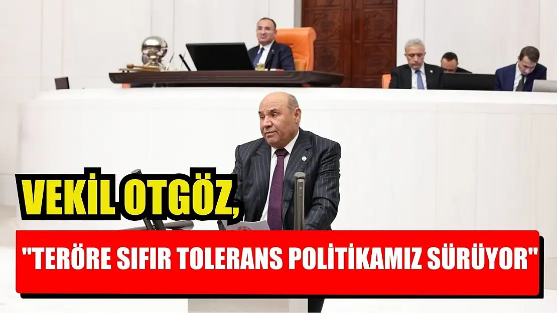 Vekil Otgöz, 'Teröre Sıfır Tolerans Politikamız Sürüyor'