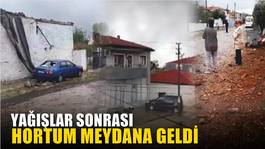 Yağışlar Sonrası Hortum Meydana Geldi