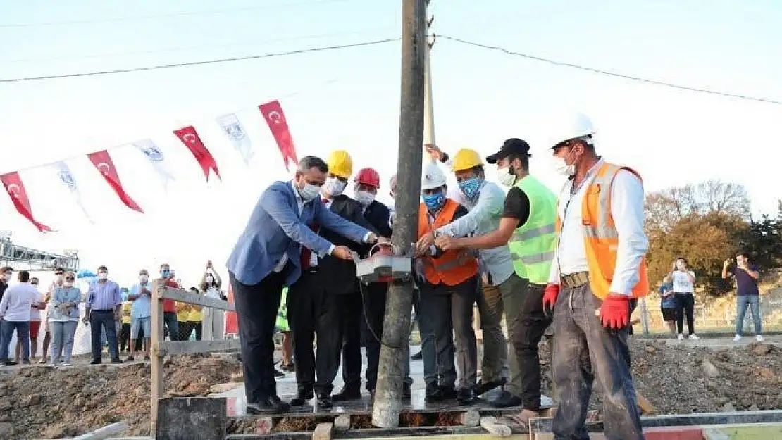 Yalıkavak Çok Amaçlı Spor Tesisi temel atma töreni düzenlendi