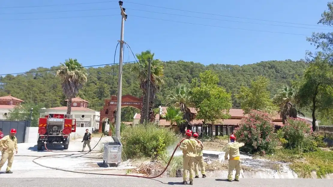 Yangın büyümeden söndürüldü