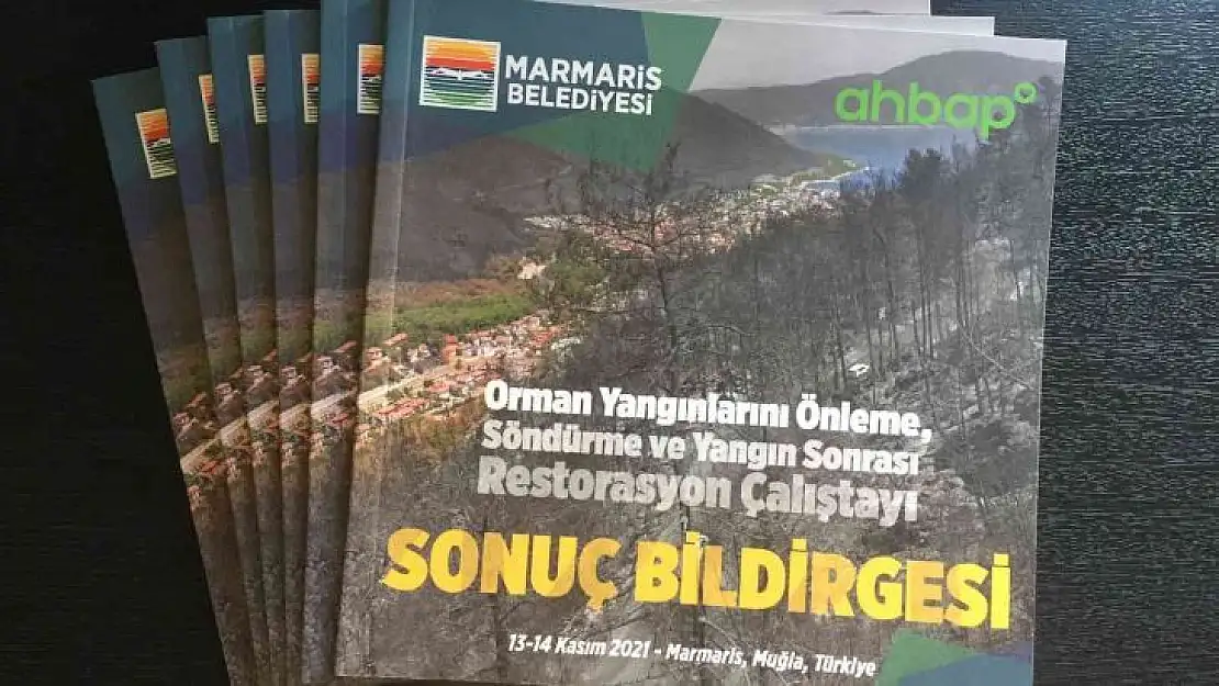 Yangın öncesi ve sonrası çalışmalara ışık tutacak bildirge yayınlandı