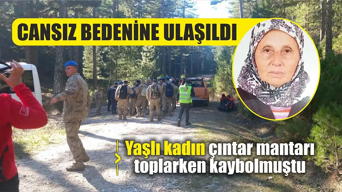 Yaşlı kadının cansız bedenine ulaşıldı