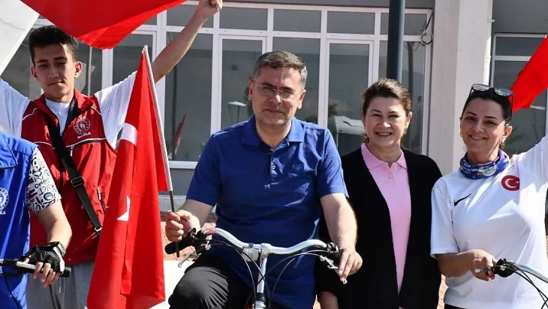 Yatağan'daki bisiklet turuna yoğun ilgi