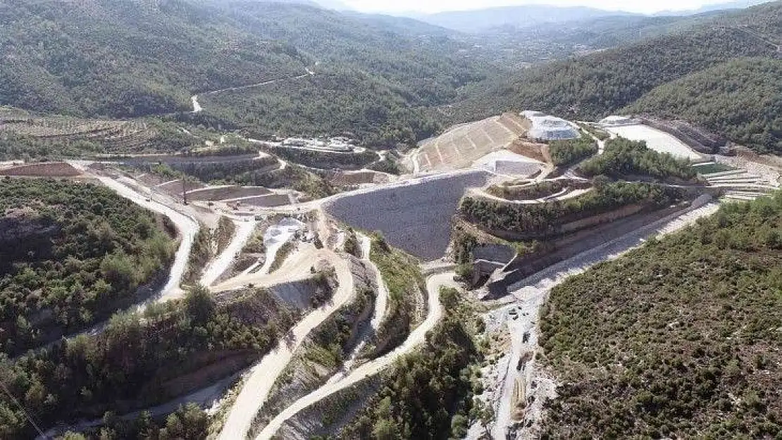 Yatağan Girme Barajı inşaatı yükseliyor