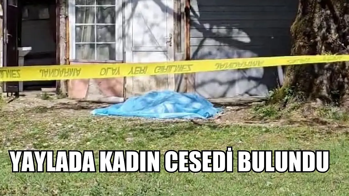 Yaylada kadın cesedi bulundu