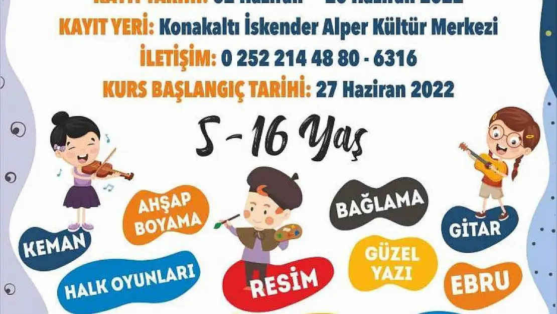 Yaz kurslarına kayıtlar başladı