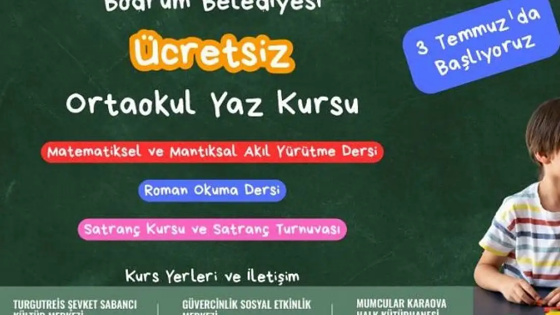 Yaz Tatilinde Çocuklara Eğitici ve Eğlenceli Kurslar