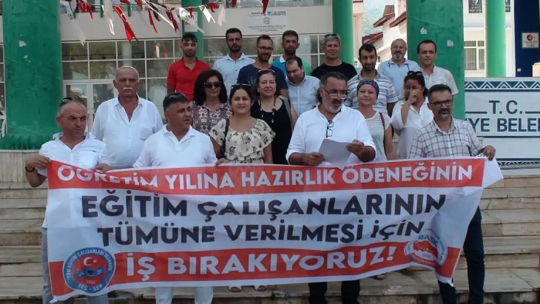 YAZAR, ''EĞİTİM ÇALIŞANLARI OLARAK 1 GÜNLÜK İŞ BIRAKMA EYLEMİ YAPIYORUZ''