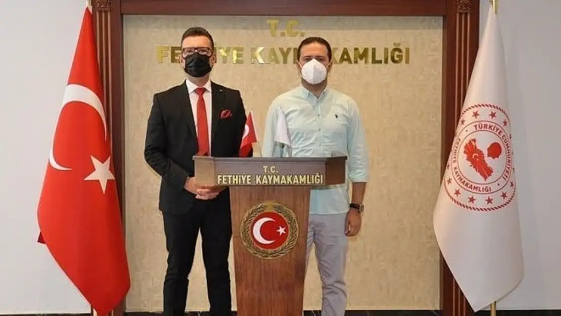 YDA Genel Müdürü, Kaymakam Fırat'ı ziyaret etti