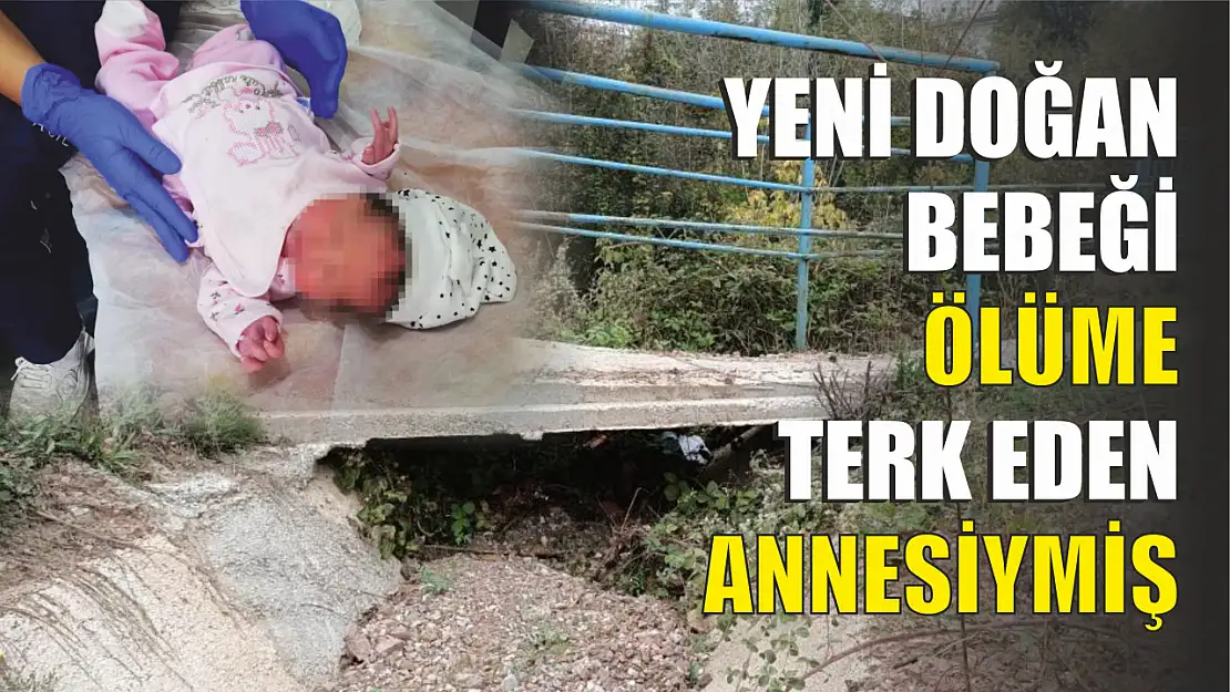 Yeni doğan bebeği ölüme terk eden annesiymiş