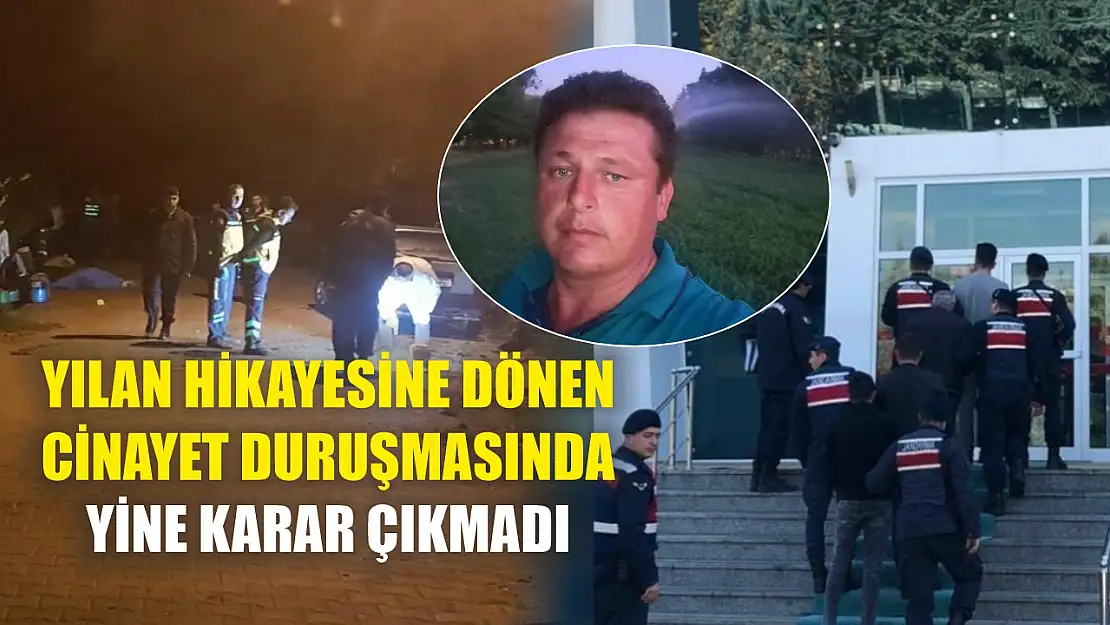 Yılan hikayesine dönen cinayet duruşmasında yine karar çıkmadı