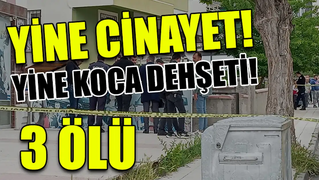 Yine cinayet! Yine Koca Dehşeti! 3 ölü