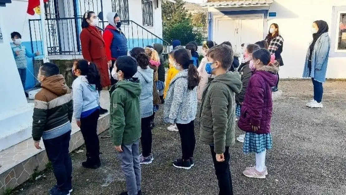 Yüz yüze eğitim Bodrum'da da başladı