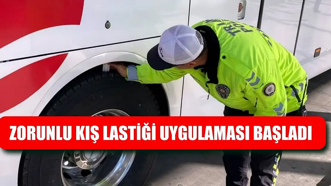 Zorunlu kış lastiği uygulaması başladı