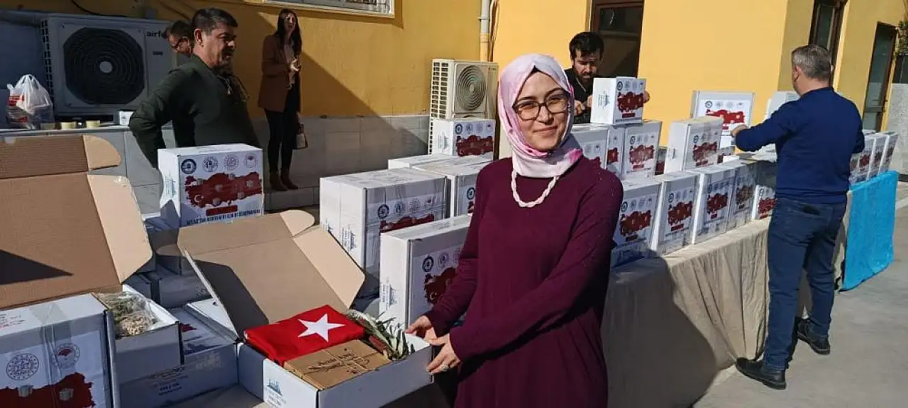 'Hediyem 81 İlin 81 Öğretmenine' projesinde paketler Milas'tan yola çıktı