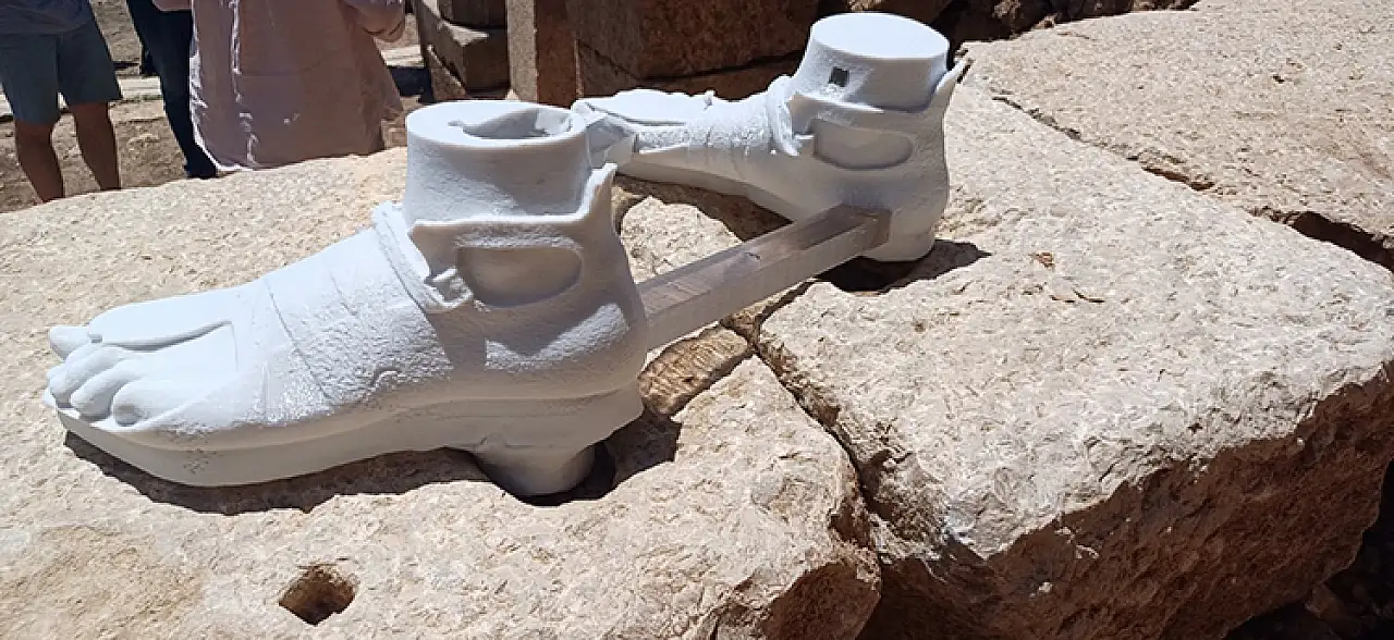 Roma İmparatoru Marcus Aurelius'un heykeli Türkiye'ye getirildi