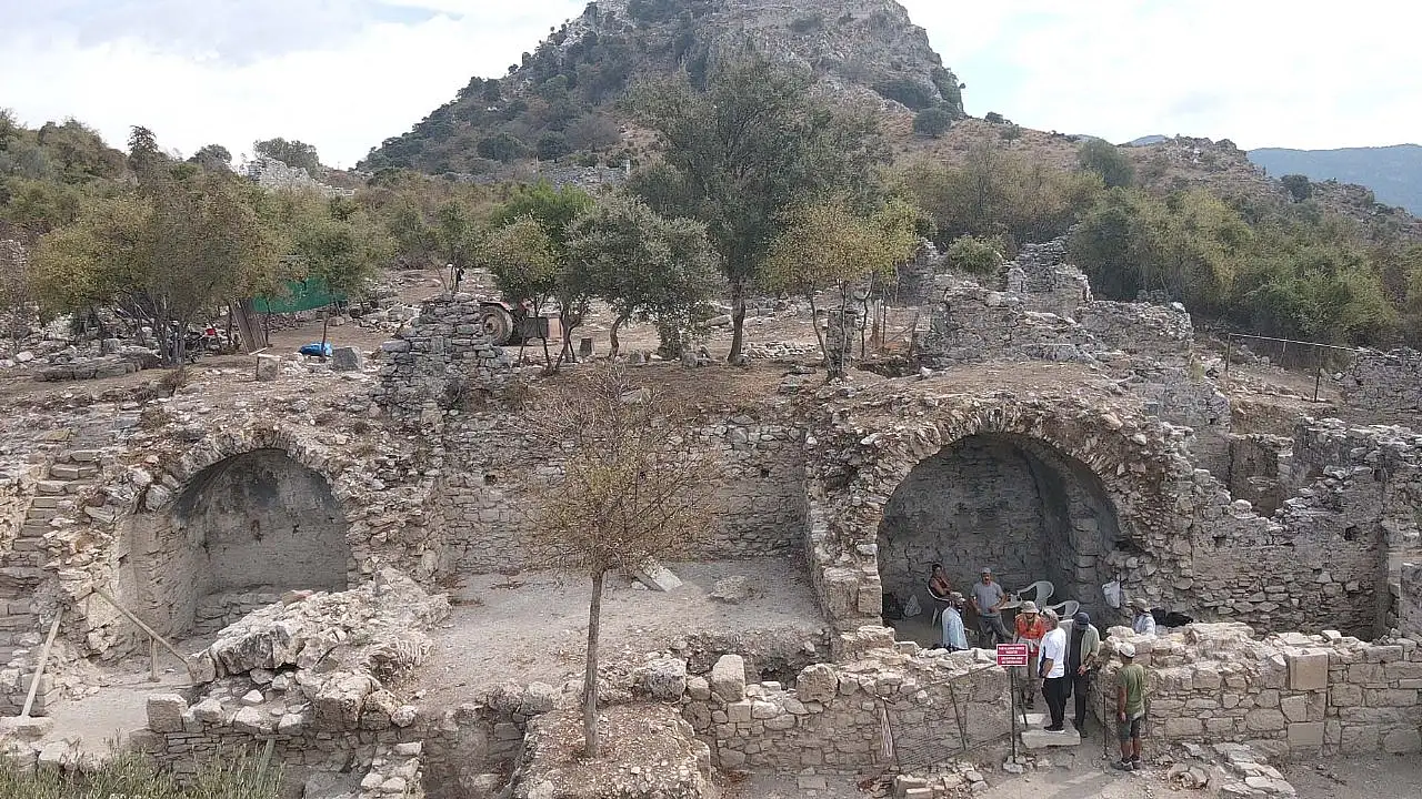Kaunos Antik Kenti'ndeki kazılarda kilise bulundu