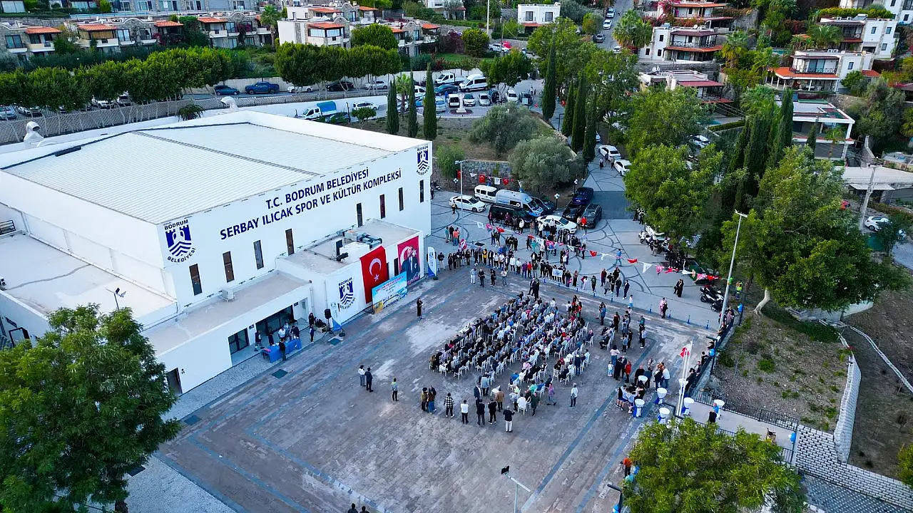 Bodrum'da Serbay Ilıcak Kültür ve Spor Kompleksi törenle açıldı