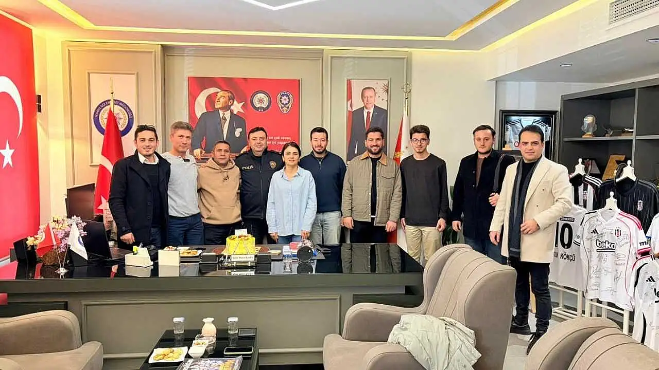 Haber çekimine gelen basın mensuplarına 'Fethiye Emniyet Müdürlüğü'nden anlamlı jest