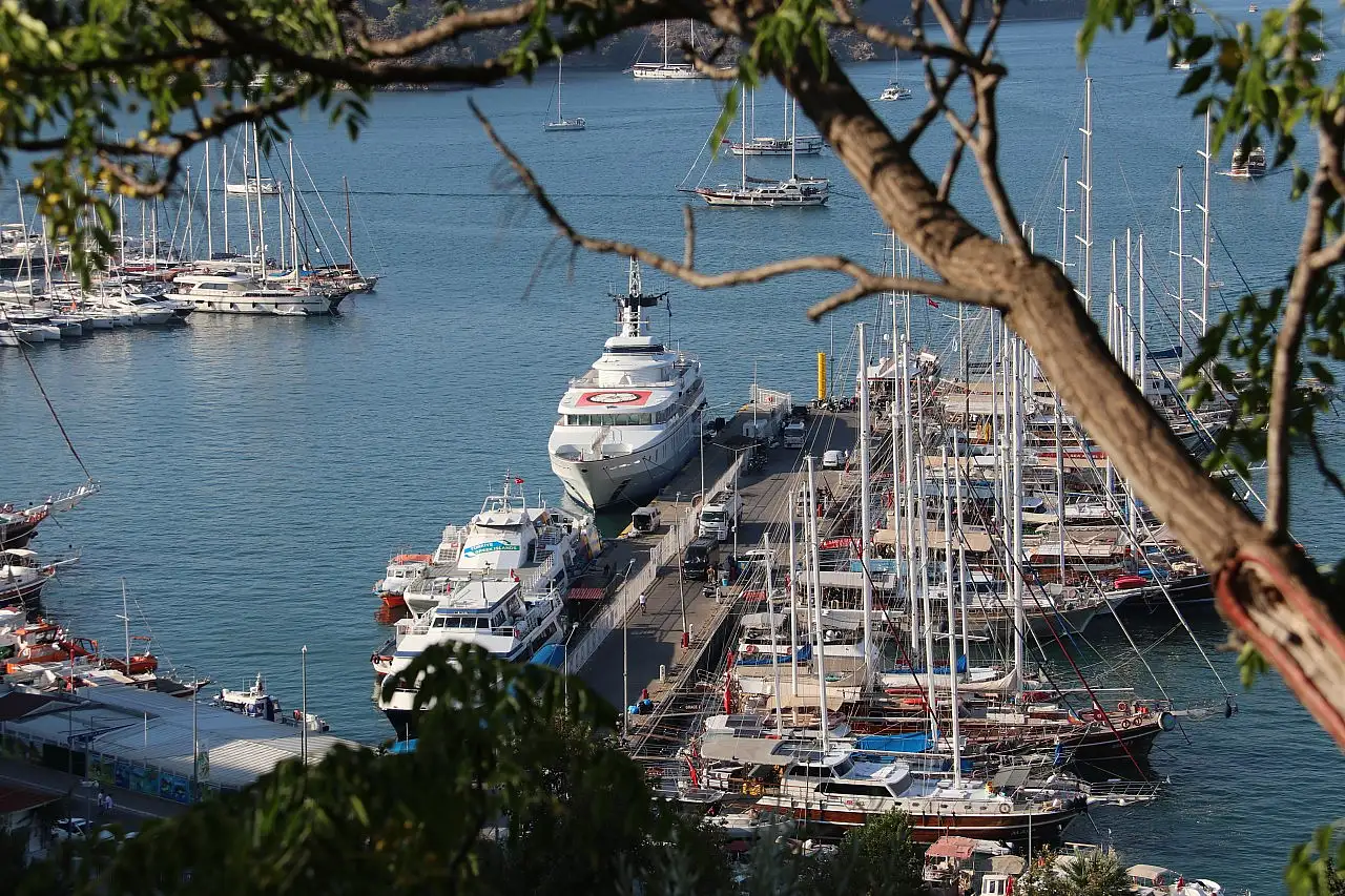 Lüks yat 'White Rose Of Drachs' Fethiye'de