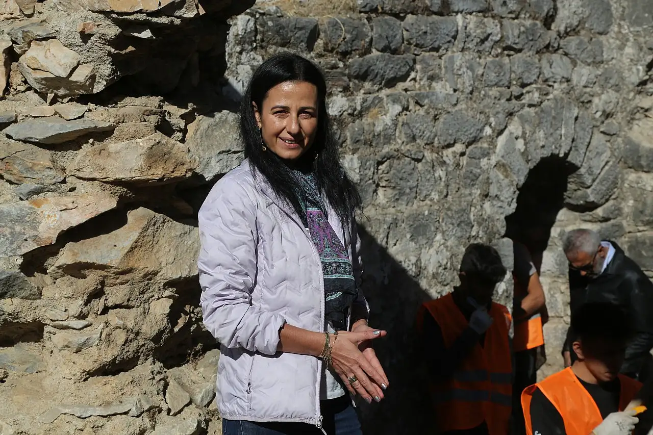 Herakleia Antik Kenti'nin Roma hamamı gün yüzüne çıkarılıyor