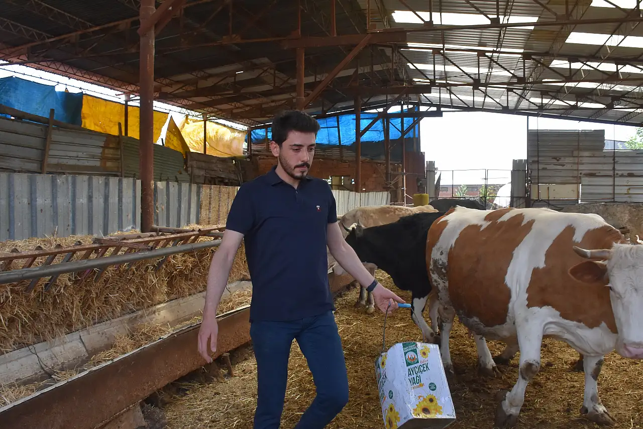 Yüksek lisans mezunu genç çiftçi ekilebilir arazisini teknolojiyle artıracak