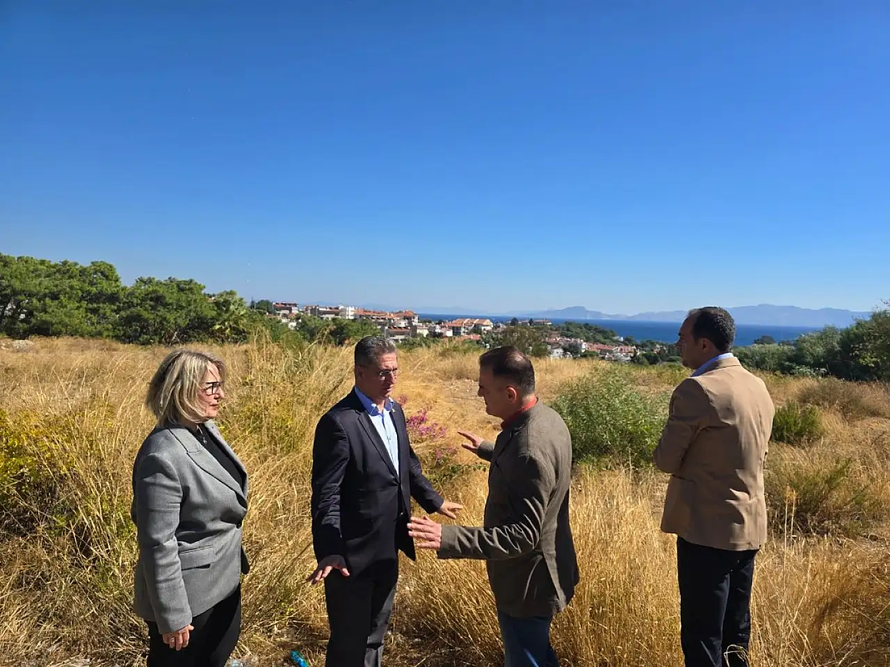 Muğla Valisi Akbıyık, Datça'da incelemelerde bulundu