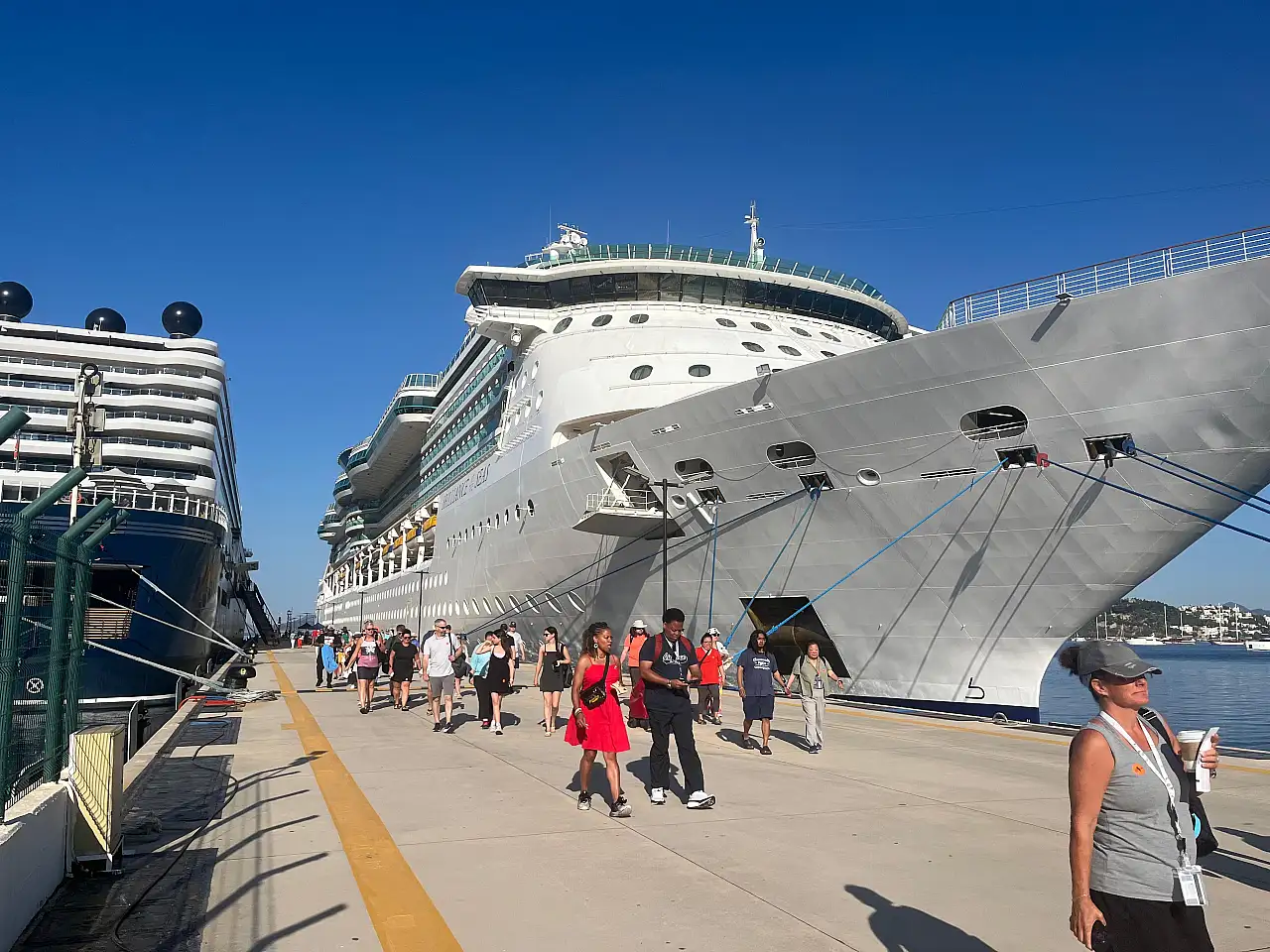 Bodrum'a 'Brilliance of the Seas' ve 'Ilma' kruvaziyerleriyle 2 bin 643 yolcu geldi