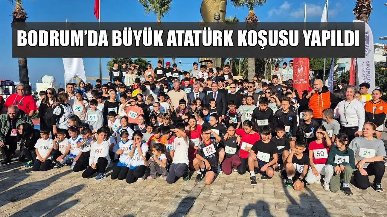 Bodrum'da Büyük Atatürk Koşusu yapıldı