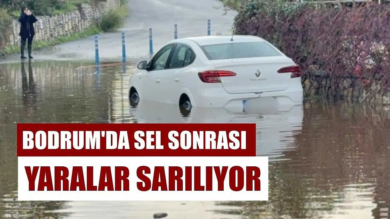 Bodrum'da sel sonrası yaralar sarılıyor