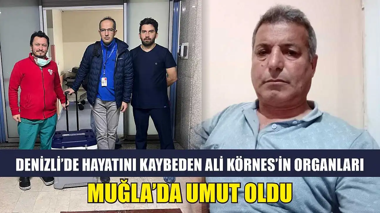Denizli'de Hayatını Kaybeden Ali Körnes'in Organları Muğla'da Umut Oldu