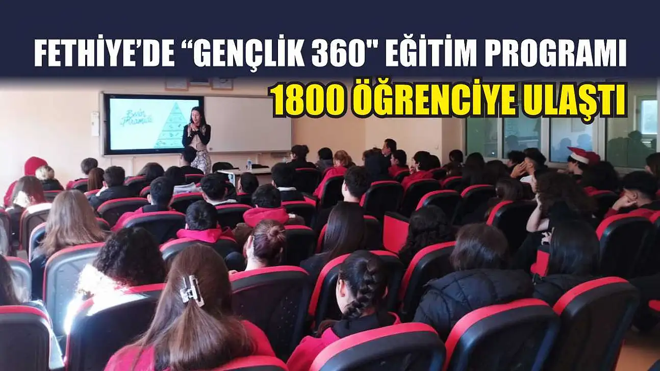 Fethiye'de 'Gençlik 360' Eğitim Programı 1800 Öğrenciye Ulaştı