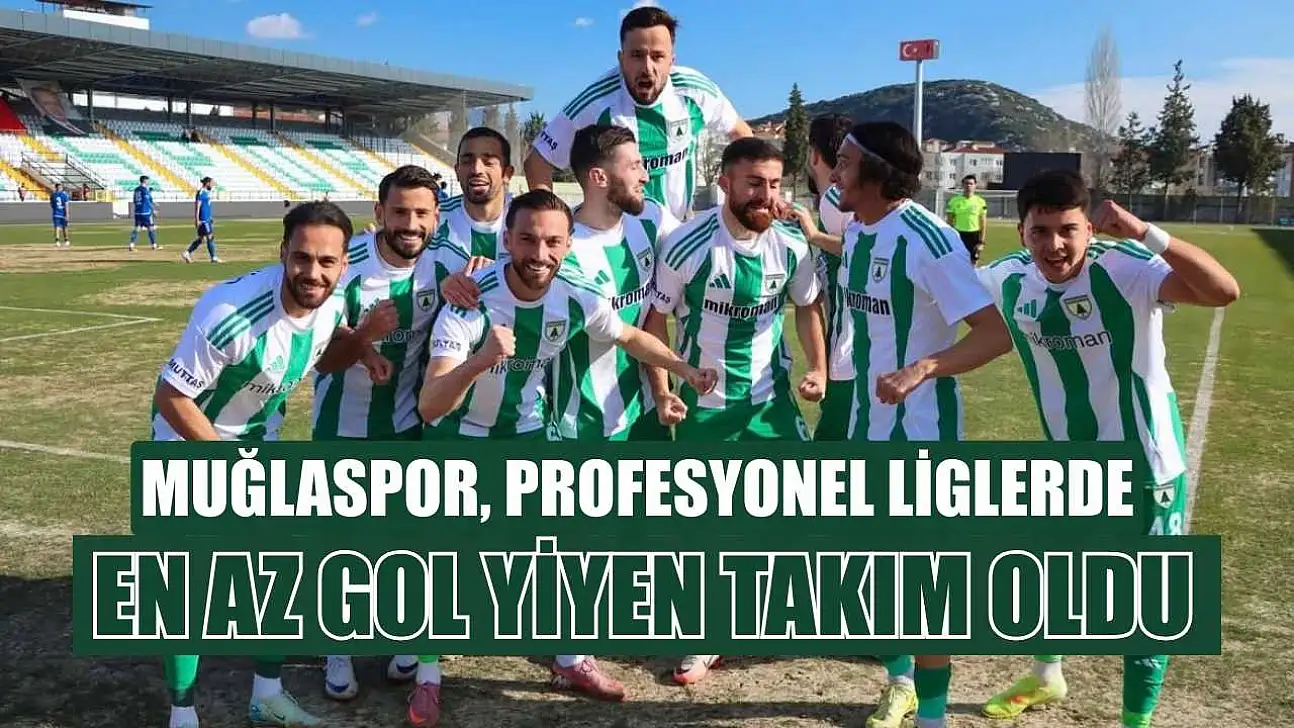 Muğlaspor, Profesyonel Liglerde En Az Gol Yiyen Takım Oldu