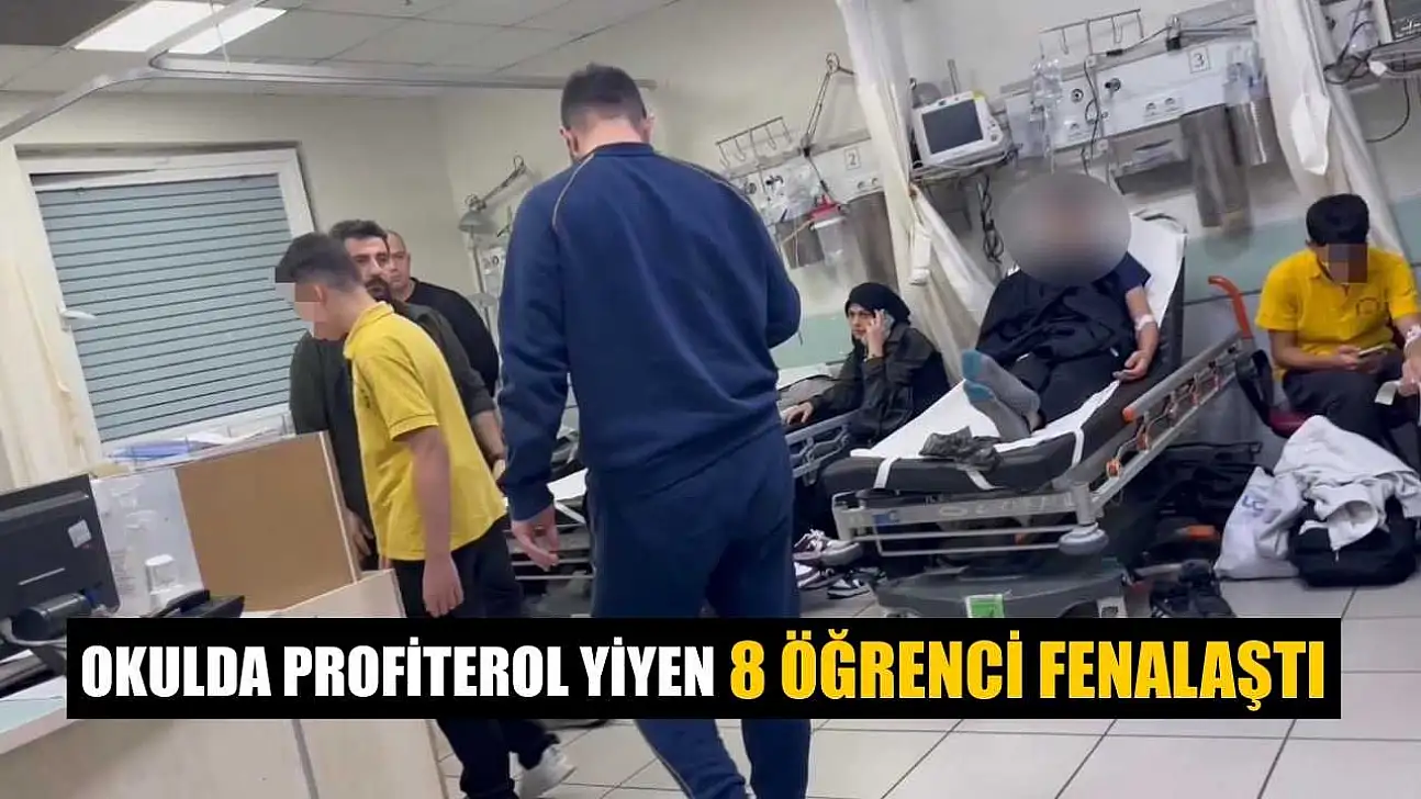 Okulda profiterol yiyen 8 öğrenci fenalaştı
