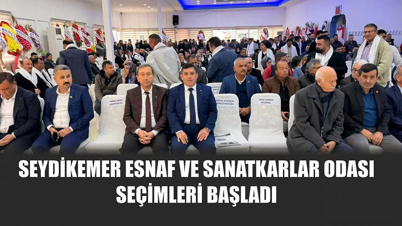 Seydikemer Esnaf ve Sanatkarlar Odası seçimleri başladı