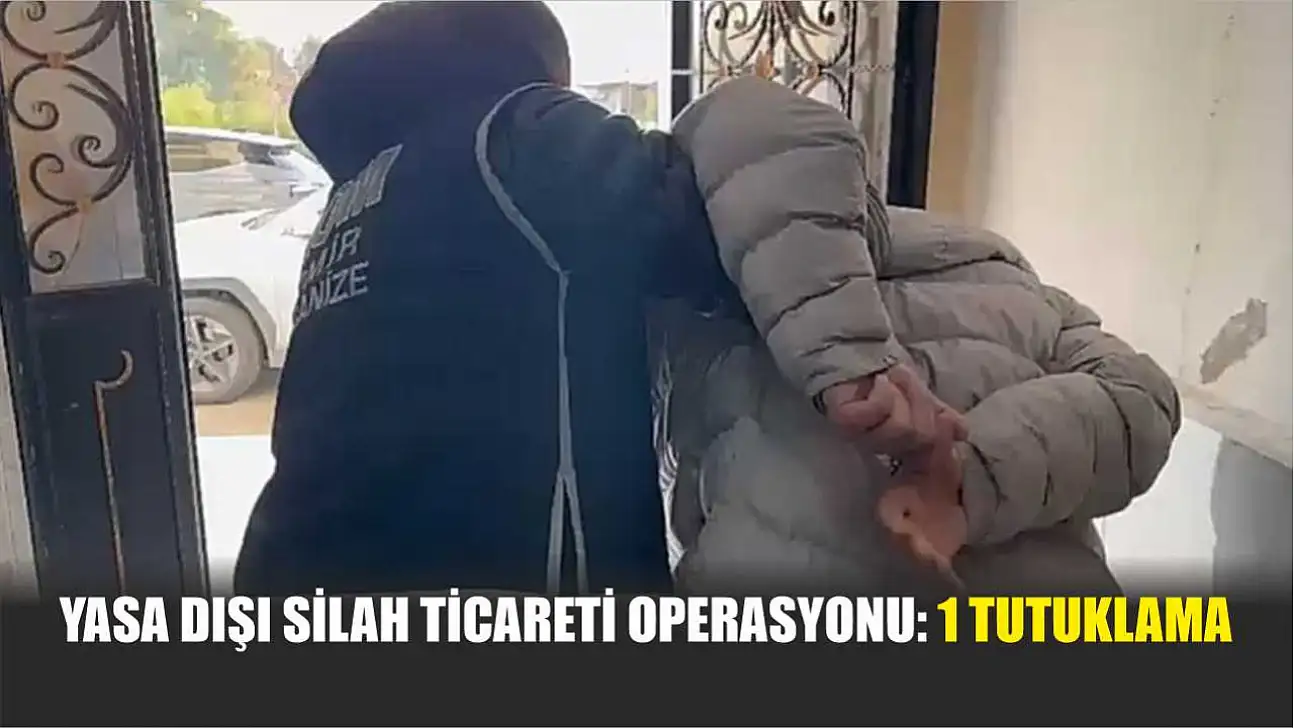 Yasa dışı silah ticareti operasyonu: 1 tutuklama