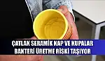 Çatlak seramik kap ve kupalar bakteri üretme riski taşıyor
