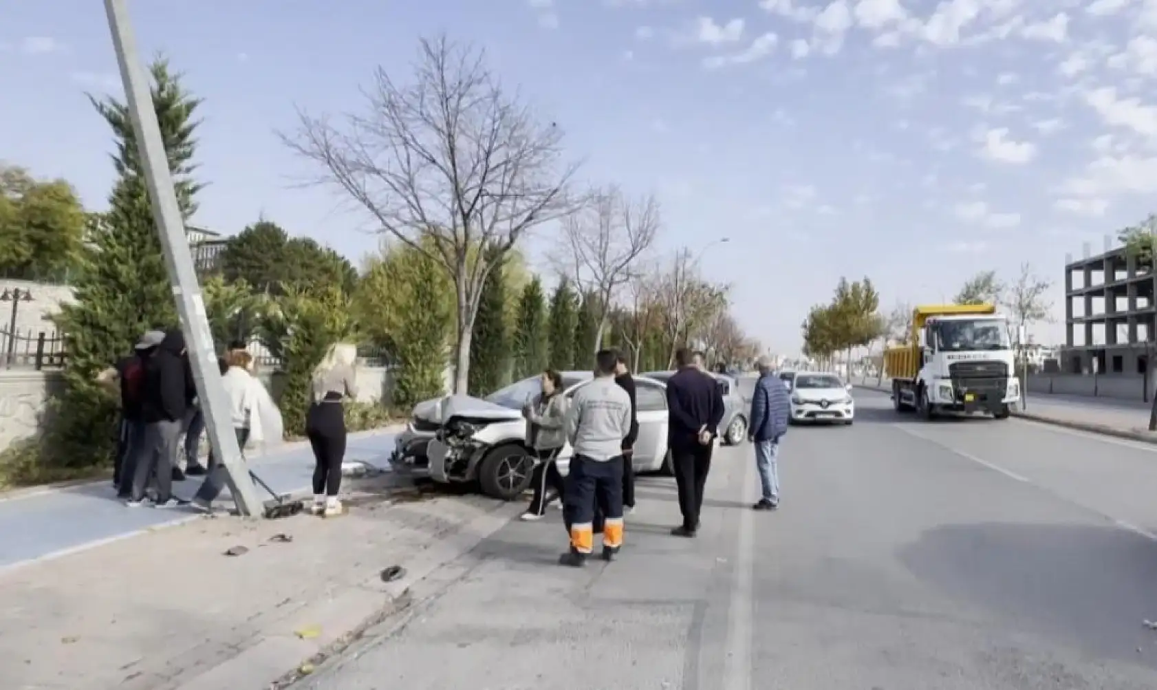 Kaza yapan sürücü telefonda 'ben ne yapacağım' dedi, şok geçirdi