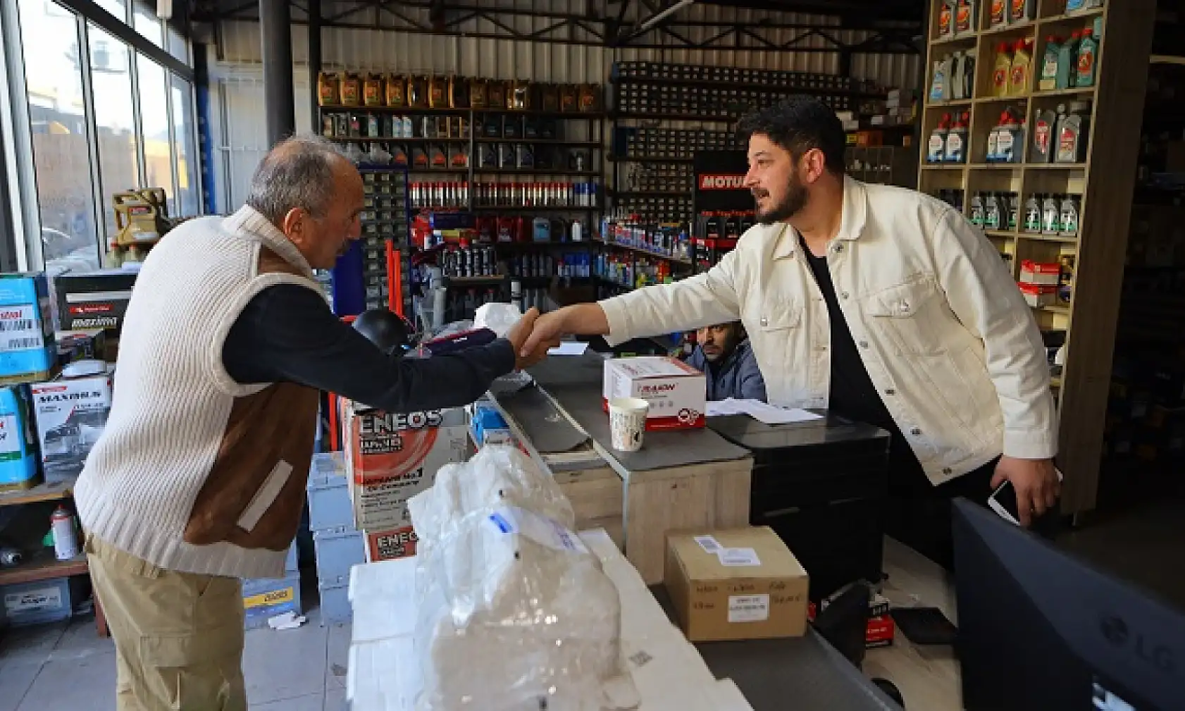 Saatcı, Sanayi Esnafını Ziyaret Etti