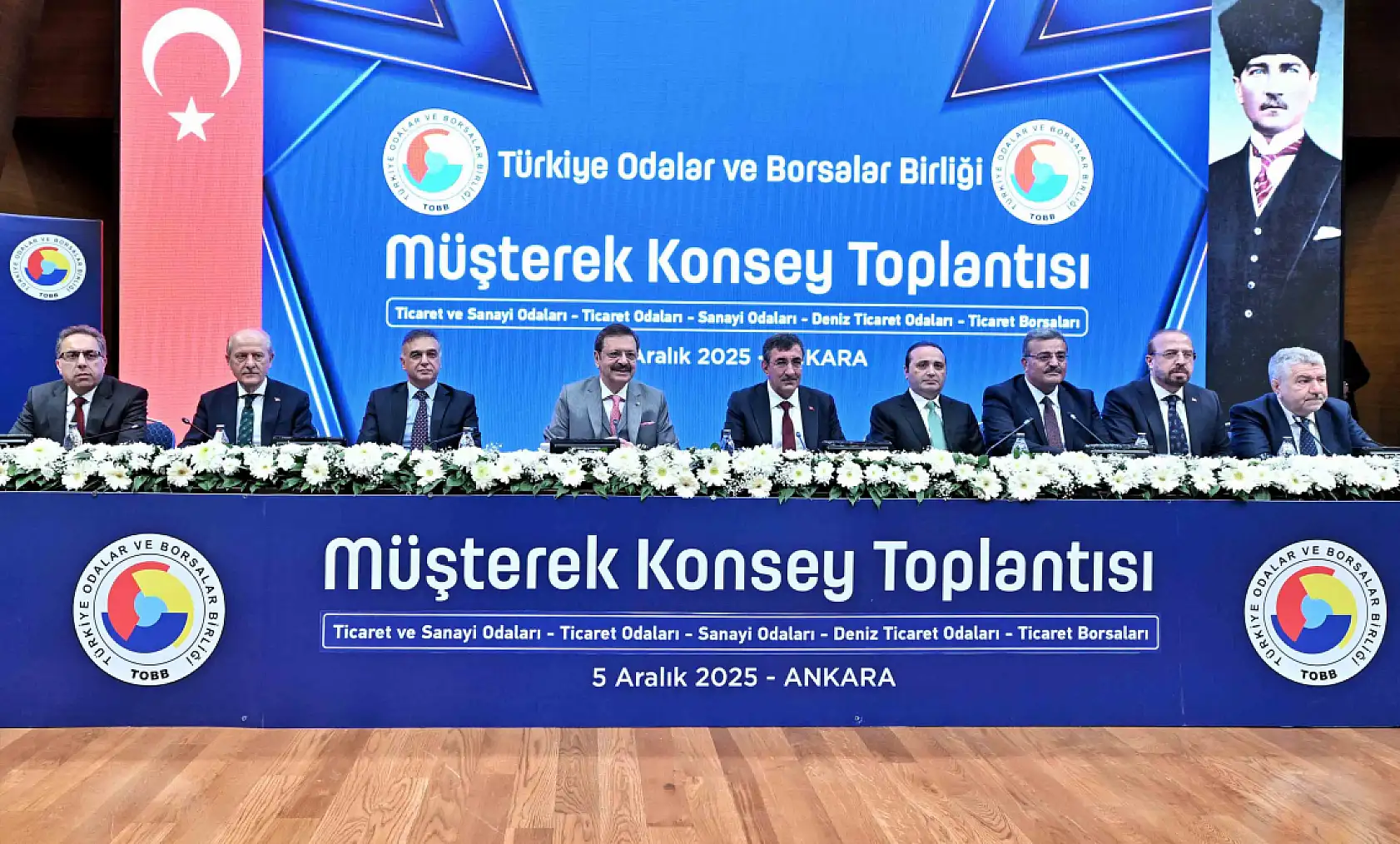 Başkan Çıralı,  Ankara'da Tobb Müşterek Konsey Toplantısına Katıldı