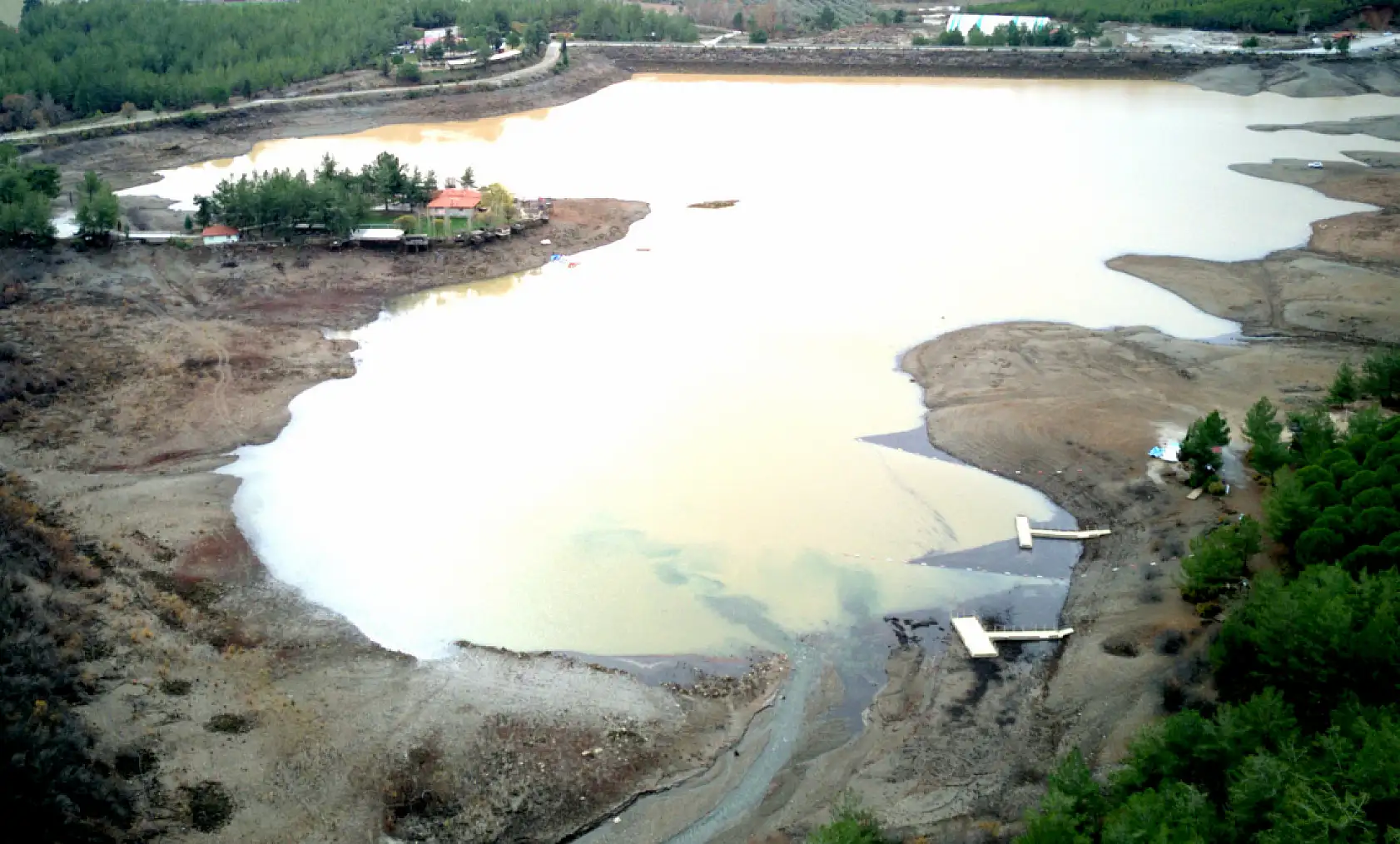 Muğla'daki son yağışlar Ula Göleti'ne can suyu oldu